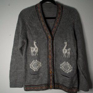 Peruvian Alpaca Cardigan | Medium
